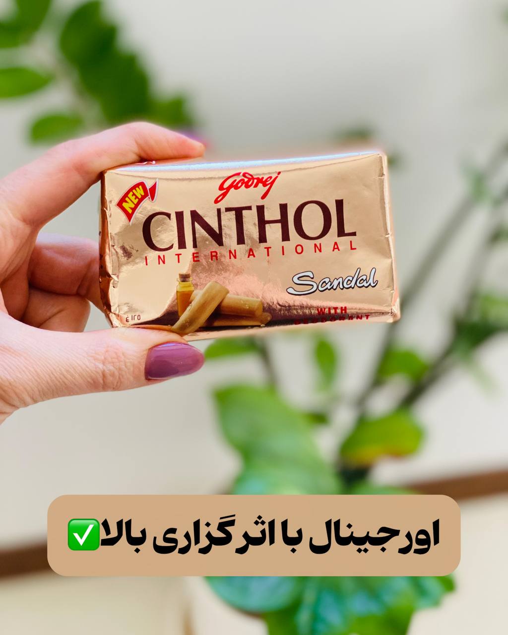 صابون سینثول صندل ۱۲۵ گرمی